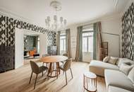 Vollmöblierte Luxus Altbauwohnung gegenüber Palais Liechtenstein