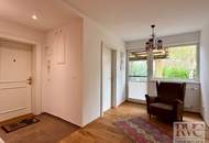 „Wohnen im Grünen – Stilvolle Gartenwohnung in bester Lage von Salzburg-Aigen mit zwei Gärten“