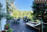 EINFAMILIENHAUS IM GRÜNEN - WALDIDYLLE IN WIEN - TERRASSEN GARTEN STELLPLATZ