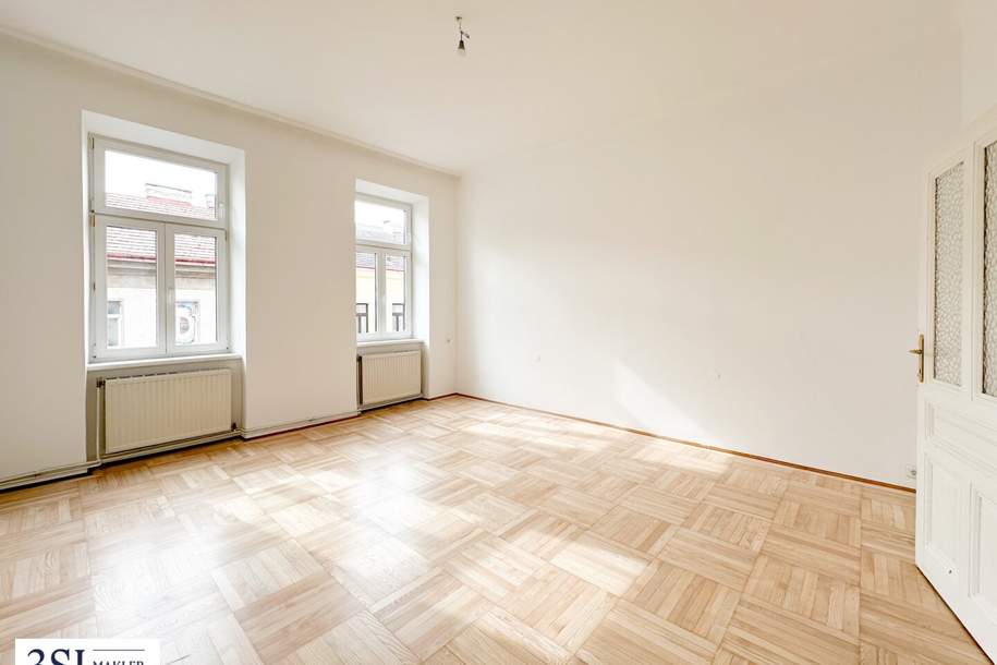 Altbauwohnung mit Potenzial - Teilsanierte 3-Zimmer-Wohnung - mit Top-Anbindung im 10. Bezirk, Wohnung-kauf, 320.000,€, 1100 Wien 10., Favoriten
