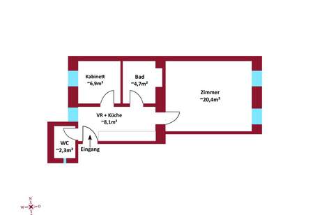 U1 in 5 Minuten erreichbar - Kurzzeitvermietung möglich - Lift im Haus - Zusammenlegung von Wohnungen möglich - Dachgeschoß Ausblick, Wohnung-kauf, 115.000,€, 1100 Wien 10., Favoriten