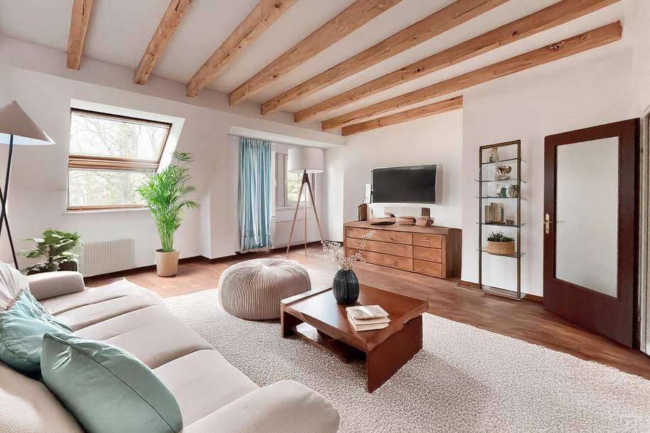 Hietzing/UBahn für Familien-oder WG! DG-Maisonette zu mieten!, Wohnung-miete, 2.474,27,€, 1130 Wien 13., Hietzing