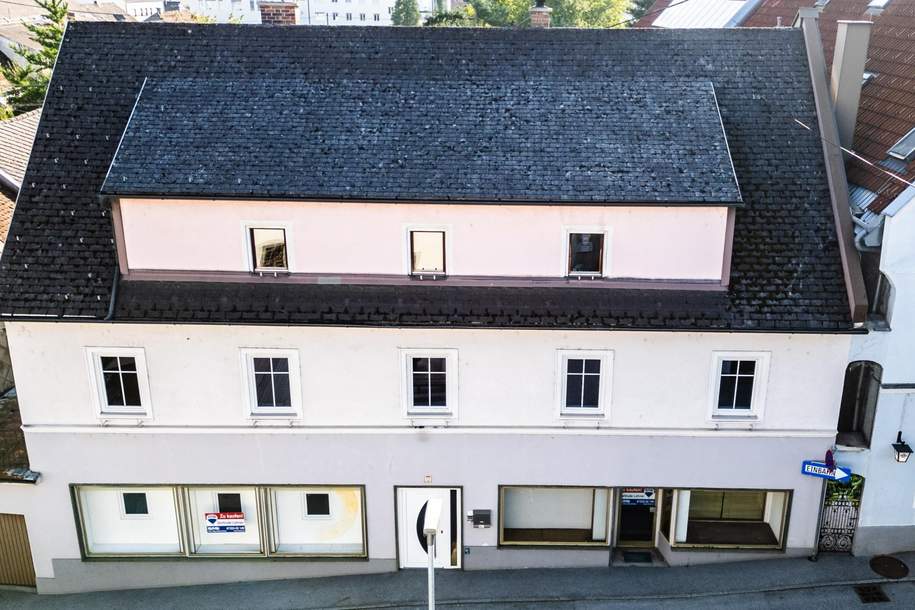 Geräumiges Wohn- und Geschäftshaus auf 523 m² Grund, Haus-kauf, 275.000,€, 4522 Steyr-Land