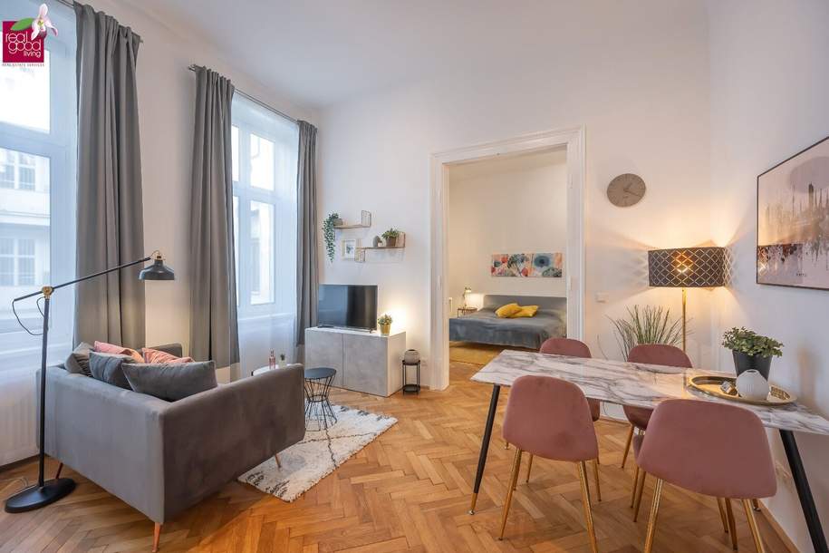 Altbau-Cityapartment komplett hofseitig &amp; ruhig – sofort bezugsfertig | 3 Zimmer, Wohnung-kauf, 837.500,€, 1010 Wien 1., Innere Stadt