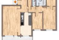 "3-Zimmer, Küche + 10m² große Loggia