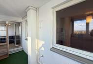 Teilmöblierte 3 Zimmer mit Klima und verglaster Loggia ***** spektakulärer Weitblick + optionaler Garagenstellplatz *****