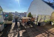 1220 nahe Alte Donau! Tolles 4-Zimmer DG mit Balkon, großer Dachterrasse und Traumblick über Wien!