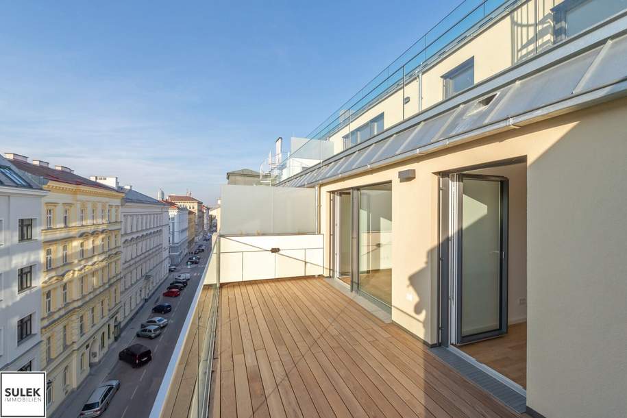 Luxuriöse 2-Zimmer Wohnung mit Terrasse ~ Abendsonne genießen ~ ab Neujahr verfügbar!, Wohnung-miete, 1.495,00,€, 1020 Wien 2., Leopoldstadt