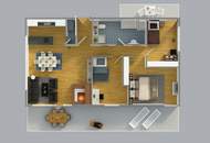 Wohnen mit Atmosphäre, Stil und Licht – Penthousewohnung mit Kachelofen und Ausblick!