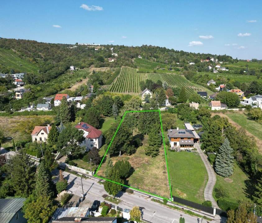 Traumhafter Villenbaugrund am Fuße des Bisambergs