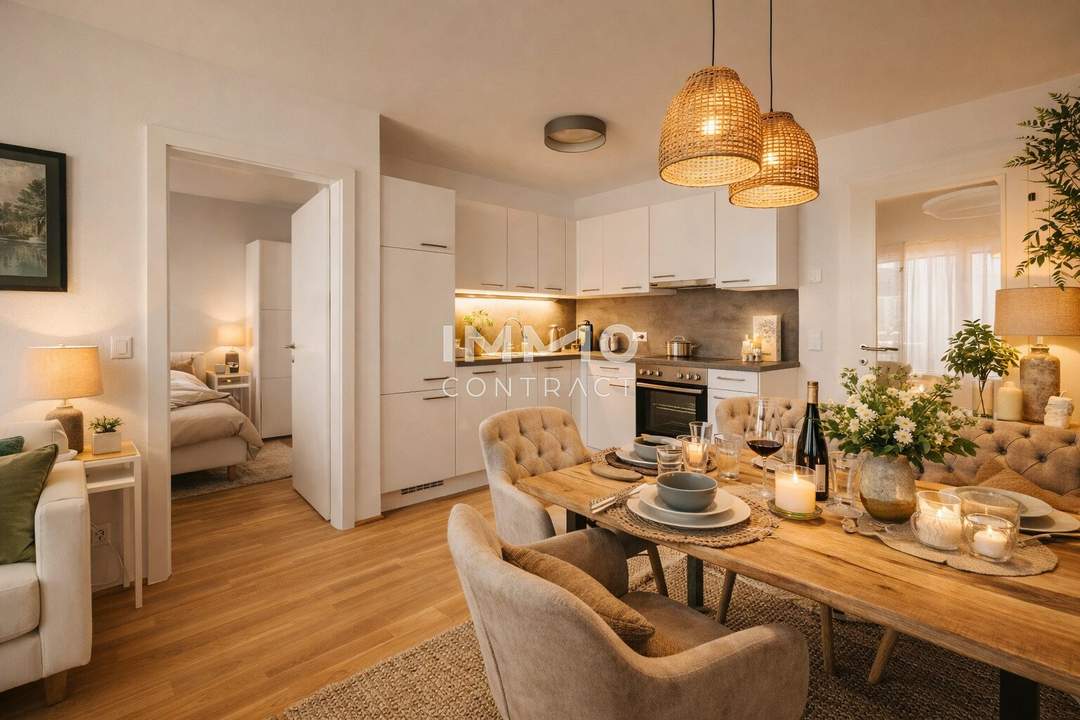 Moderne 1-Zimmerwohnung am Nussberg