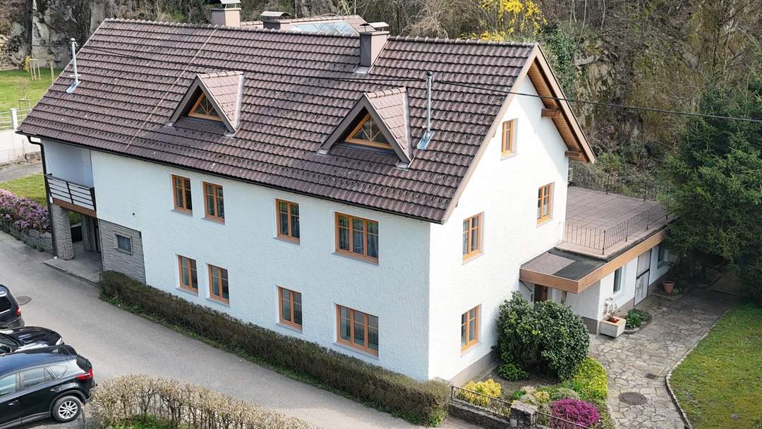 Einfamilienhaus in märchenhafter Schwertberger Naturlage am Fuße des Schlosses