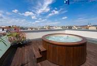 Luxuriöses DG-Penthouse 235m², 5 Zimmer, 5 Terrassen, Erstbezug im 1080 Wien!