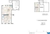 Nähe Naschmarkt: Historischer Altbau trifft modernes Wohngefühl - 3 Zimmerwohnung im Dachgeschoßausbau