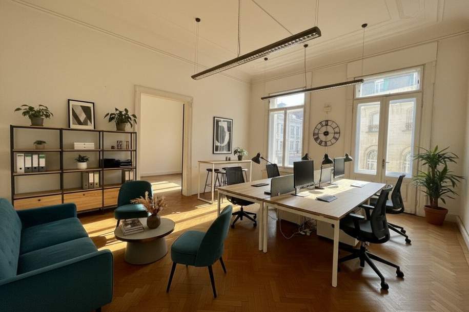 1040! SCHWARZENBERGPLATZ Büro/Praxis in 1040 Wien – 165 m² in bester Lage!, Gewerbeobjekt-miete, 4.483,72,€, 1040 Wien 4., Wieden