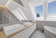 Weitblick: Extravagante Dachgeschosswohnung am Schafberg