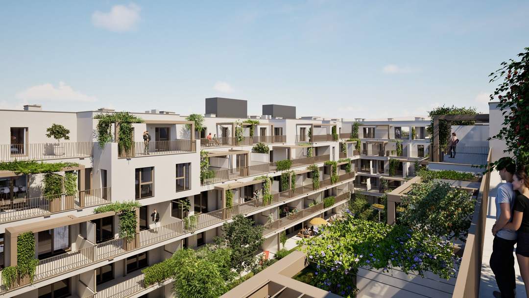 Terrazza22 - Ein Zuhause zum Aufblühen in der Aladar-Pecht-Gasse 15+17, 1220 Wien