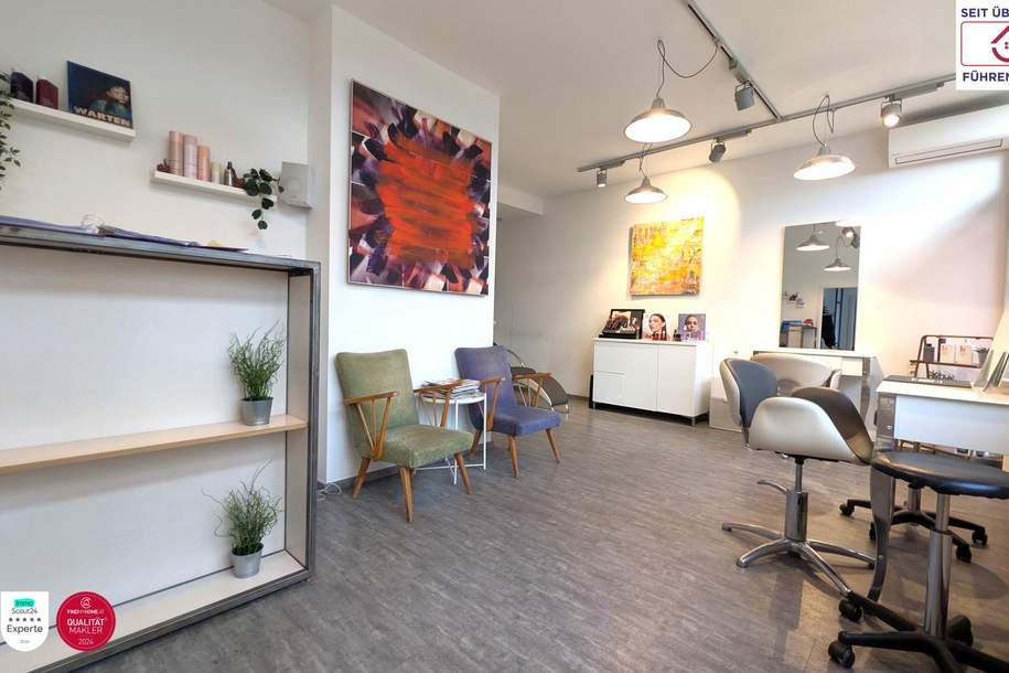 Pflegeleichtes Investment: 4,3 Prozent IST-Rendite dank etabliertem Friseursalon, Gewerbeobjekt-kauf, 300.000,€, 1140 Wien 14., Penzing