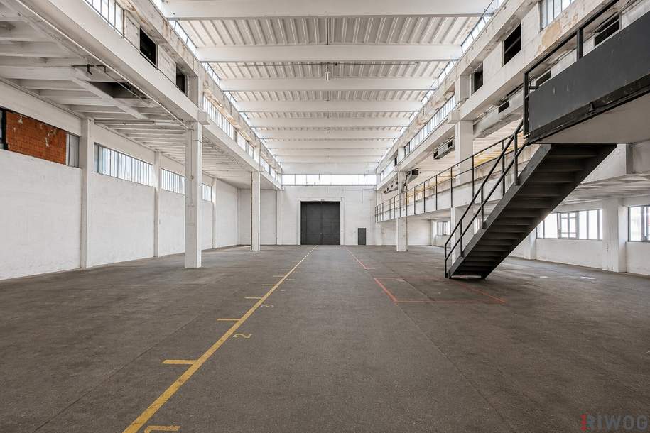 Kaltlagerhalle mit ebenerdiger Einfahrt | Autobahnnähe, Gewerbeobjekt-miete, 8.325,30,€, 4020 Linz(Stadt)