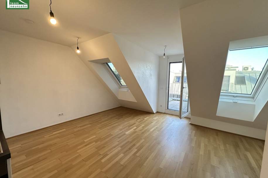 Kolo 35 - Klimatisierte Dachgeschoss-Wohnung mit 2 Terrassen nahe SCN, Denglerpark und Prager Straße! - Ab sofort!, Wohnung-miete, 997,01,€, 1210 Wien 21., Floridsdorf