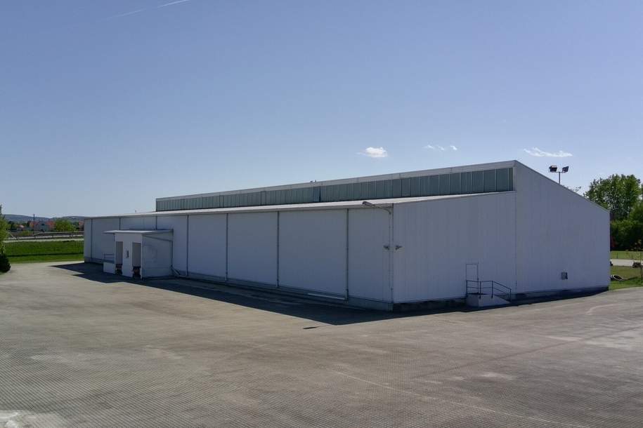 Thermohalle mit Freifläche in toller Lage!, Gewerbeobjekt-miete, 3.000,00,€, 7041 Eisenstadt-Umgebung