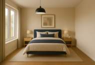 Gartenwohnung, drei Zimmer, neuwertig