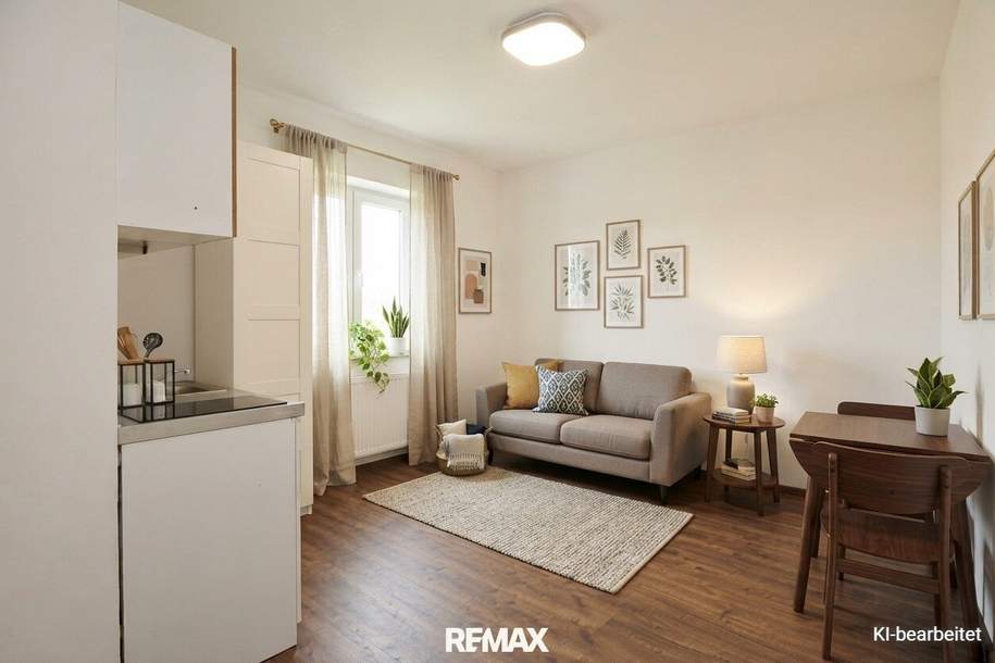 Gepflegtes Mini-Apartment mit Badezimmer in zentraler Lage - Zimmer 18! Nähe BMW, SKF!!!, Wohnung-kauf, 59.444,€, 4400 Steyr(Stadt)