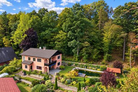 Sonniges, gepflegtes Einfamilienhaus mit Schwimmteich und Sauna, direkt am Wienerwald – Riederberg, Haus-kauf, 690.000,€, 3004 Tulln