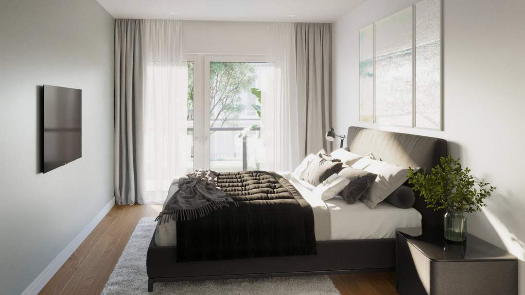 Moderne Terrassenwohnung in Wien, Erstbezug und traumhafter Terrasse