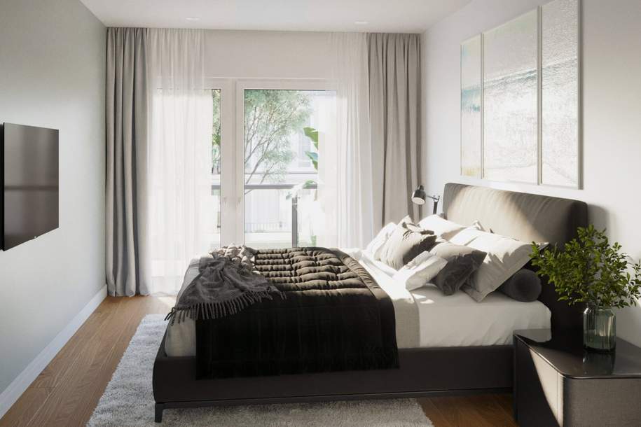Moderne Terrassenwohnung in Wien, Erstbezug und traumhafter Terrasse, Wohnung-kauf, 223.000,€, 1210 Wien 21., Floridsdorf