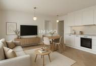 Provisionsfrei: Erstbezug und fertig - kompakte 3 Zimmer Wohnung - Luxuriös im Grünen Wohnen