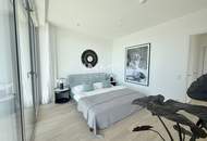 43. Etage Signature Skyline Supreme – Süd-Eckresidenz - 3 Zimmer, Freifläche und mit Panorama über Wien und Donau
