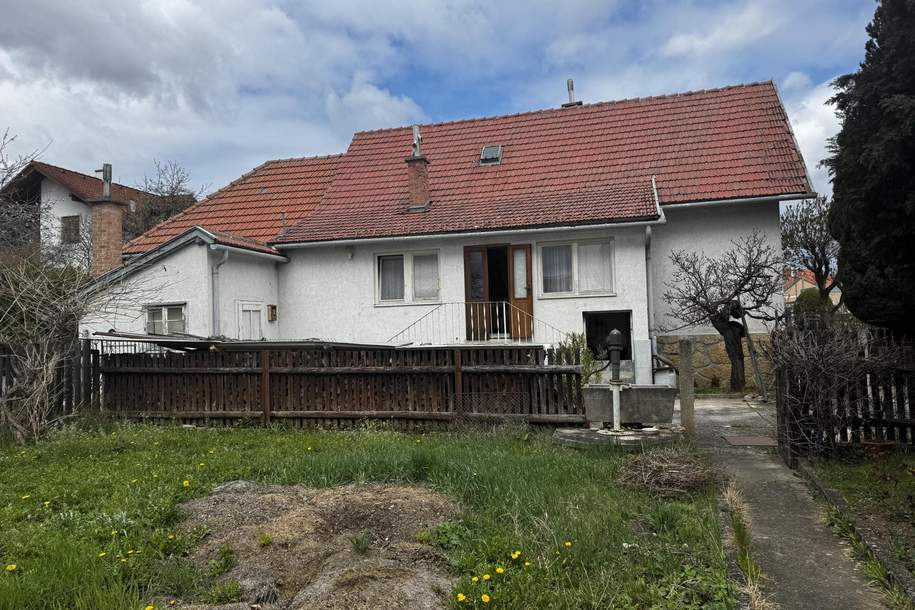 Kleines Häuschen mit vielen Möglichkeiten auf sonnigem Bauland, Haus-kauf, 239.000,€, 2732 Neunkirchen