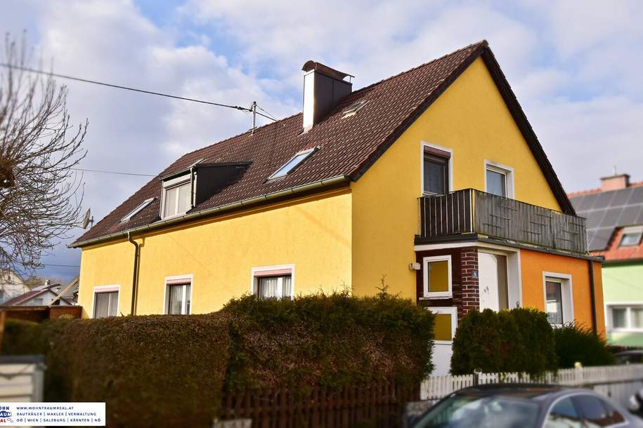 Ansfelden: Attraktives Mehrfamilienhaus mit großem Garten in familienfreundlicher Siedlungslage, Haus-kauf, 450.000,€, 4053 Linz-Land