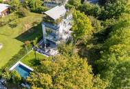 Exklusives Weinberg-Refugium: unverbaubarer Panoramablick in absoluter Ruhelage I hightech Pool I Dachterrasse mit Whirlpool I Erdwärme, Solarpaneele, Fußbodenheizung, Kühldecke