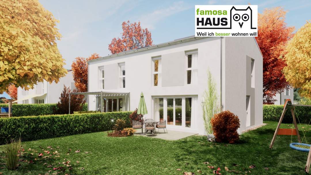 Provisionsfreies Niedrigenergiehaus mit 4 Zimmern, Vollunterkellerung und Eigengrund