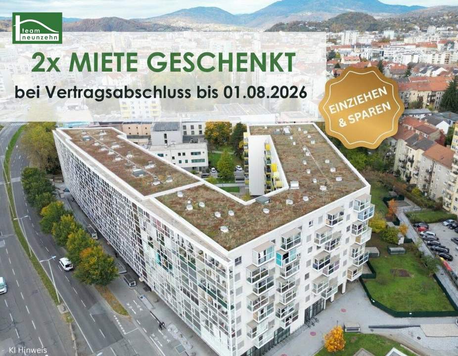 Nachhaltige Wohnqualität am Eggenberger Gürtel!
