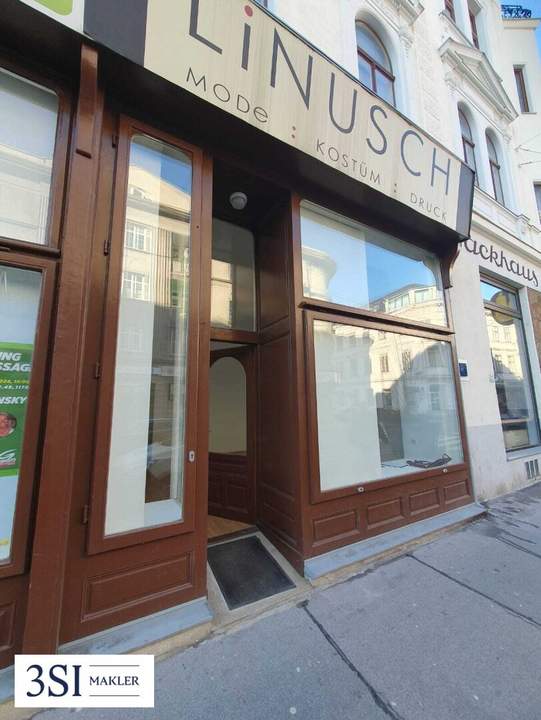Paket aus zwei großzügigen Geschäftslokalen in Top-Lage des 17. Bezirks zu verkaufen - befristet vermietet und Top-Rendite von 4,35%