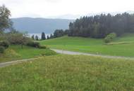 Traumhaftes Baugrundstück in Sappl, Kärnten – Blick auf den Millstätter See.