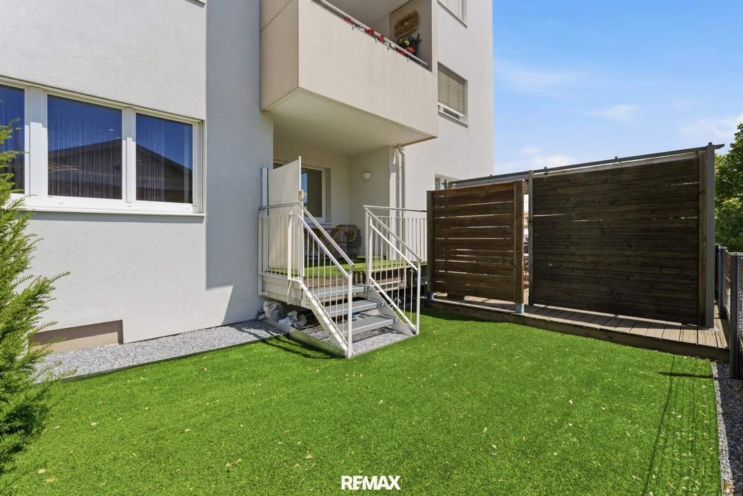 Neuwertige 3-Zimmer-Terrassenwohnung in Waidmannsdorf