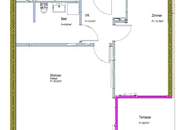 Wohnen im Grünen - Gemütliche 2-Zimmer-Wohnung mit Terrasse! Ihr neues Zuhause in Bestlage!