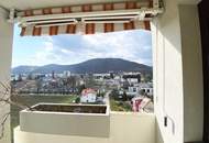 Loggia, Aussicht & perfekte Infrastruktur – 2-Zimmer-Wohnung im 7. Stock