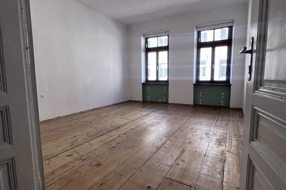 Sanierungsbedürftige Altbauwohnung mit Entwicklungspotenzial - nahe Yppenplatz!, Wohnung-kauf, 159.500,€, 1170 Wien 17., Hernals