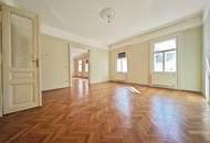 Stilaltbauwohnung mit 45m² Wohnsalon | Nähe Naschmarkt und 1. Bezirk | unbefristet | sehr hell im 4. Liftstock