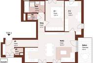 Exklusiver 3-Zimmer-Erstbezug mit Balkon in ruhiger Grünlage nahe U4 | VILLMA – Top 3