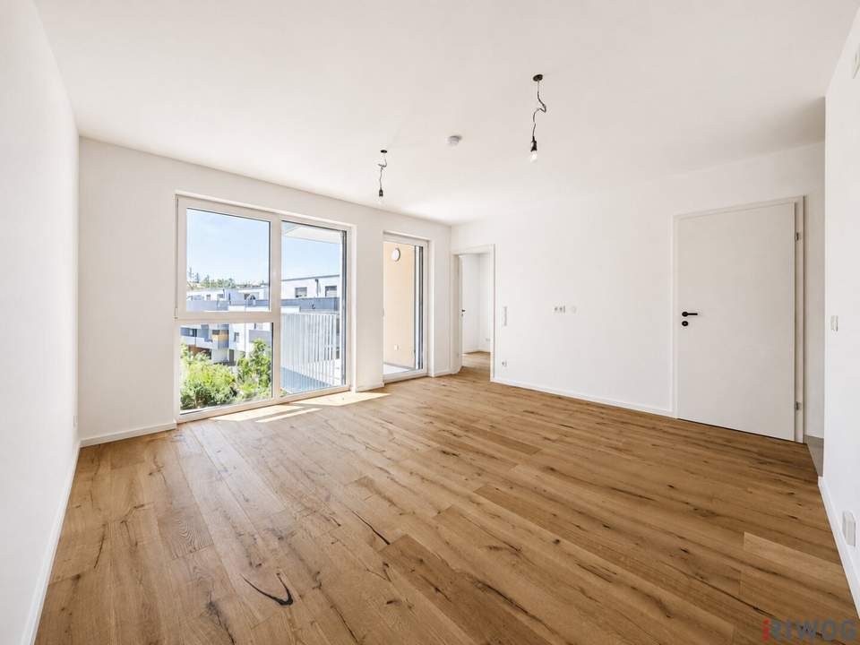 SONNIG | Erstbezug nach Errichtung | 2-Zimmerwohnung mit südseitigem Balkon | Luftwärmepumpe