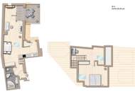 Loftartiges Wohnen mit Terrasse und Burggartenblick