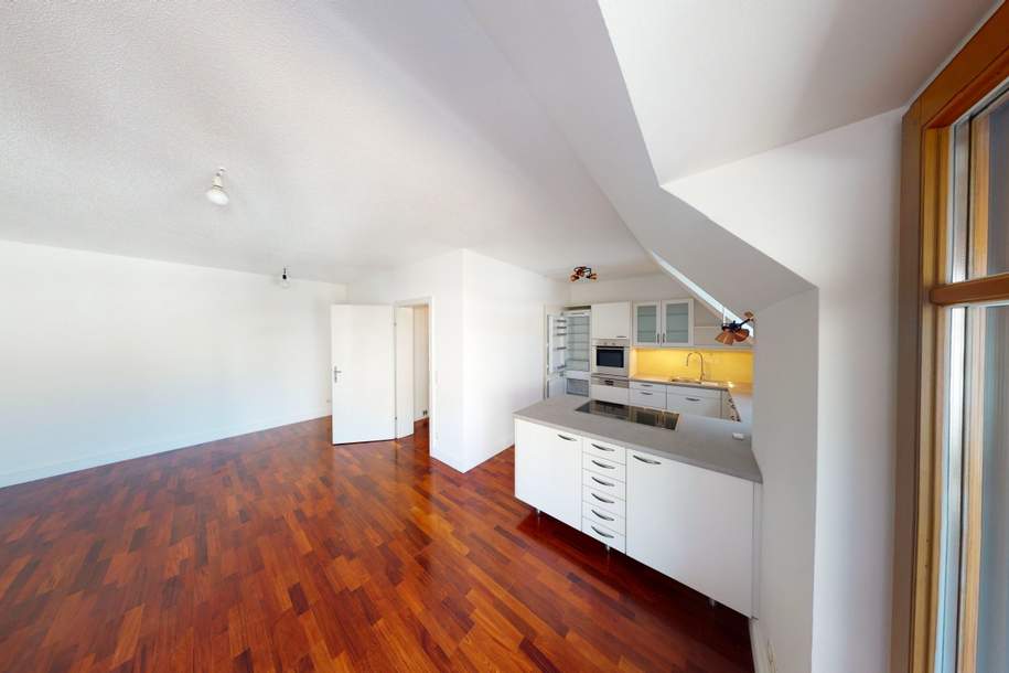 Sonnige Dachgeschoßwohnung mit Garagenplatz - sofortige Mieteinnahmen, Wohnung-kauf, 329.000,€, 2380 Mödling