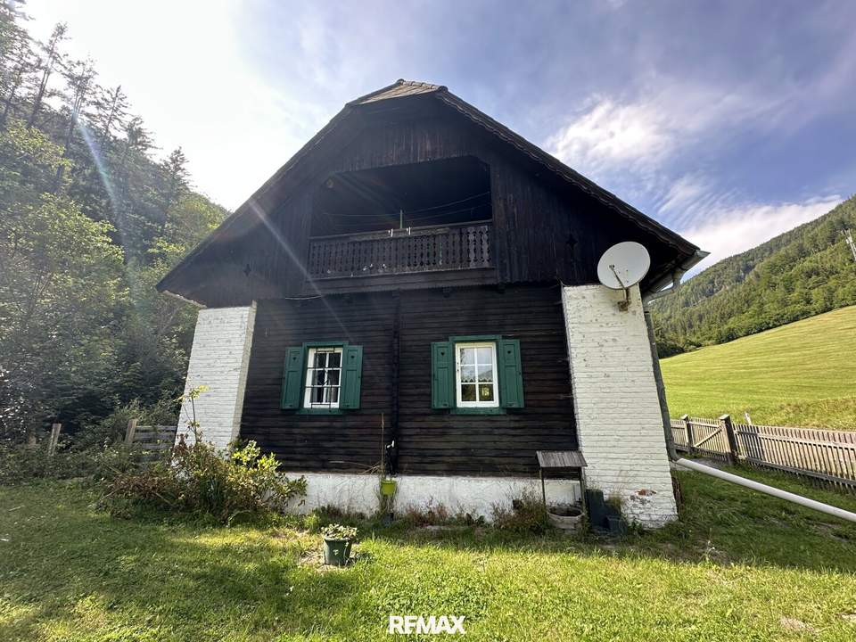 ***Uriges Haus aus 1920 mit viel Potenzial – Naturidylle in Au bei Turnau***