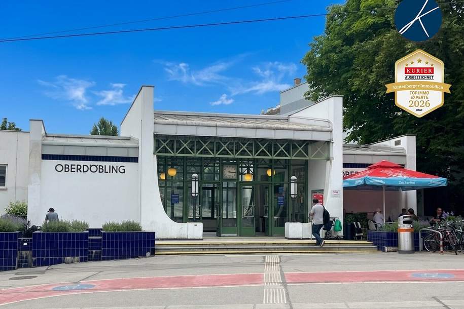 UNBEFRISTET: Direkt Bahnhof Oberdöbling S45 -mittlerer Zustand- Erdgeschoß, Wohnung-miete, 869,34,€, 1190 Wien 19., Döbling